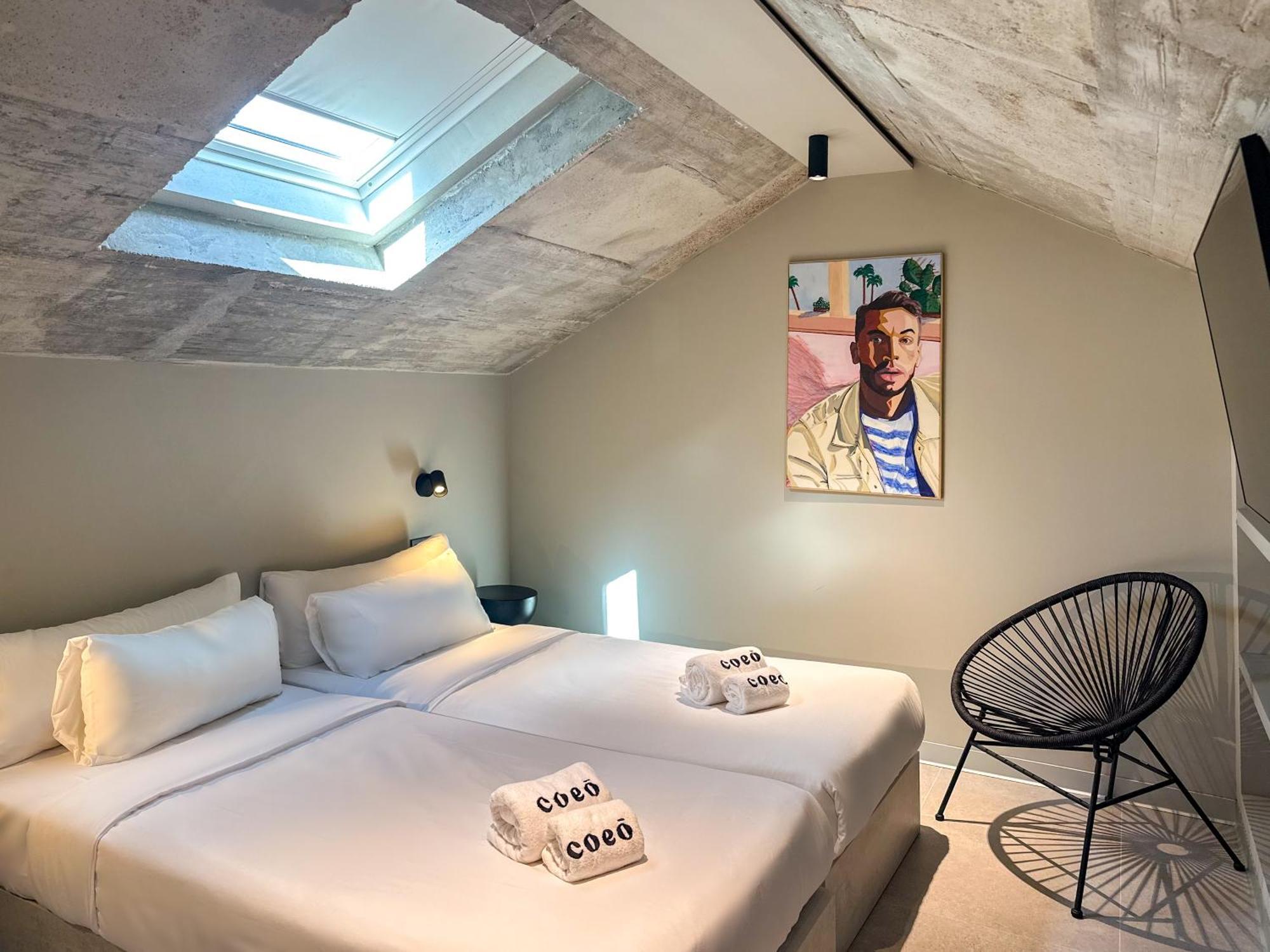 Coeo Hernan Ruiz Rooftop Pool Hostel Màlaga Pokoj fotografie